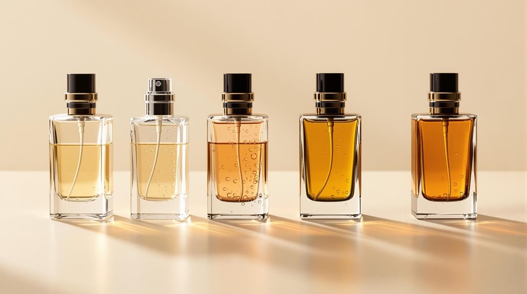 fragrance concentration types differentiated