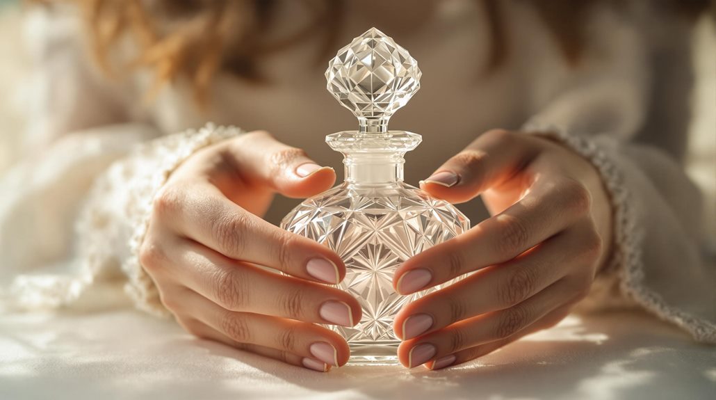 delicate vintage glass stoppers