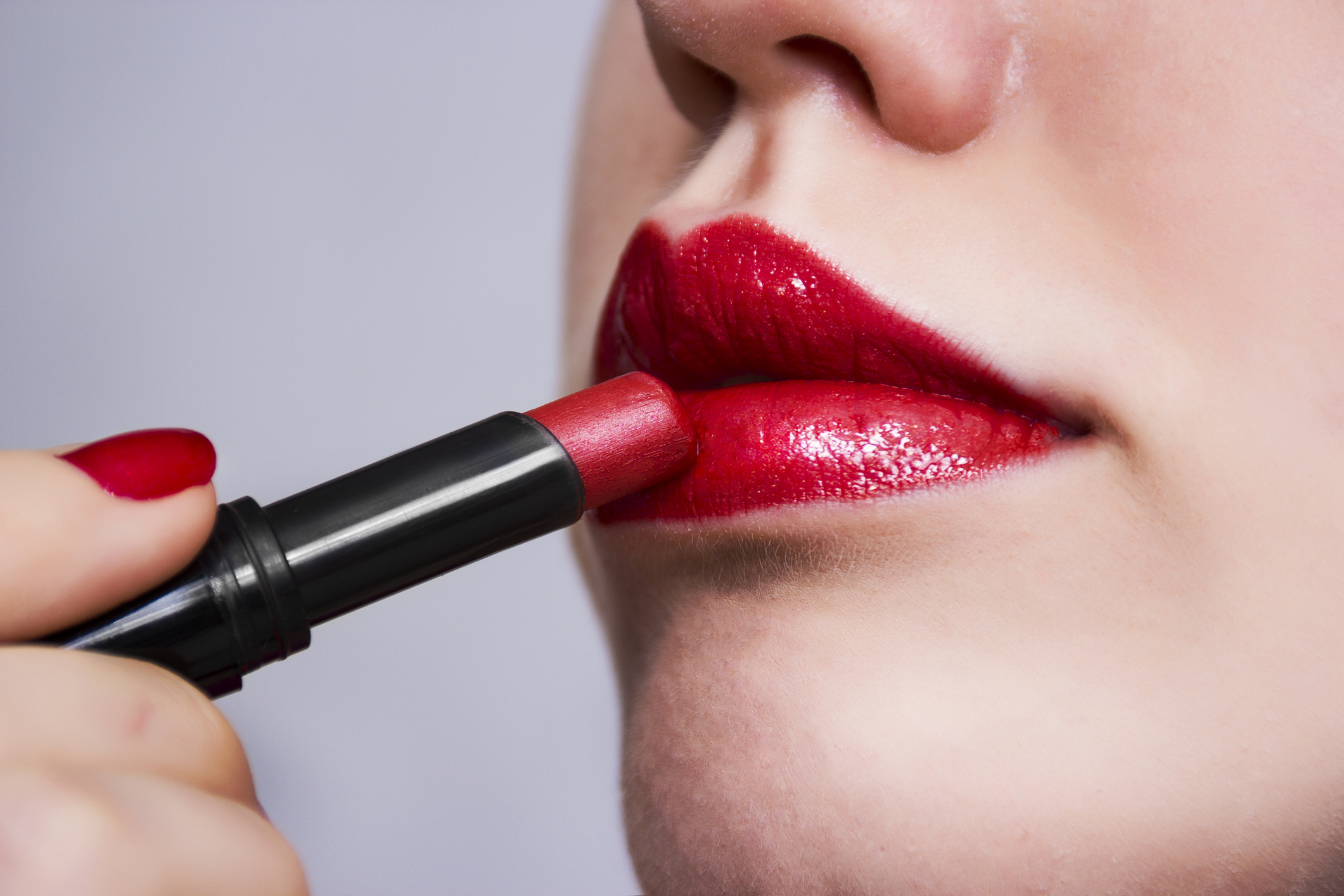 lips-with-red-lipstick